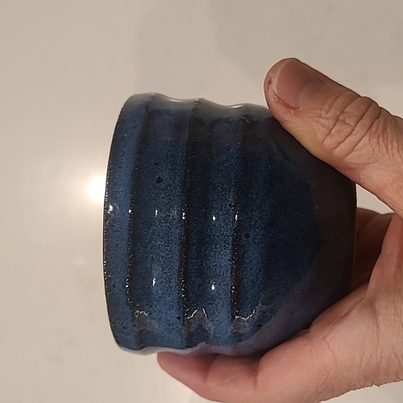 Handmade Blue Pottery - Picture 6 of 6